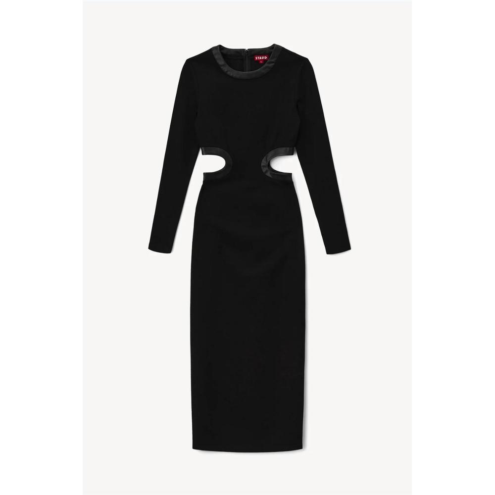 NEW STAUD long sleeve dolce dress in black - Picture 4 of 4